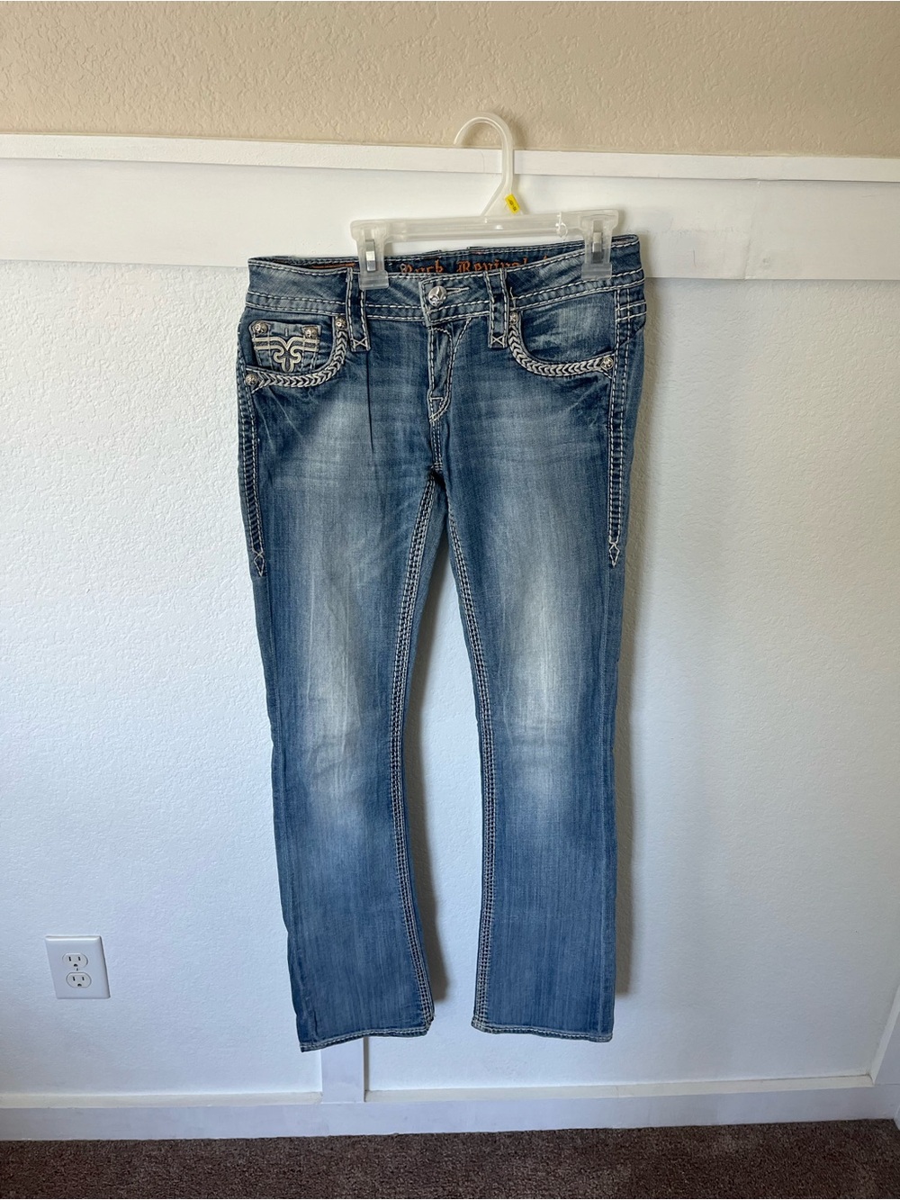 Rock Revival Women's 26 Taylor Slim Boot Jeans - Picture 2 of 11